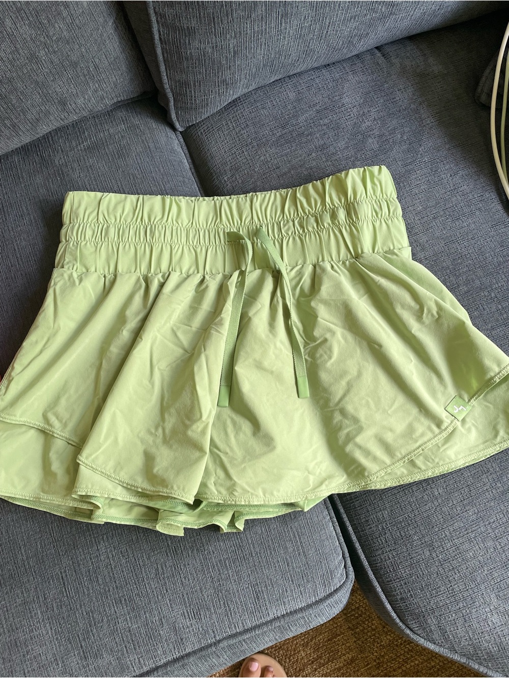 JoyLab Light Lime Athletic Skort Shorts